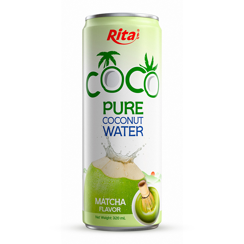 Rita Coco 100% 抹茶口味 椰子水 320ml 铝罐
