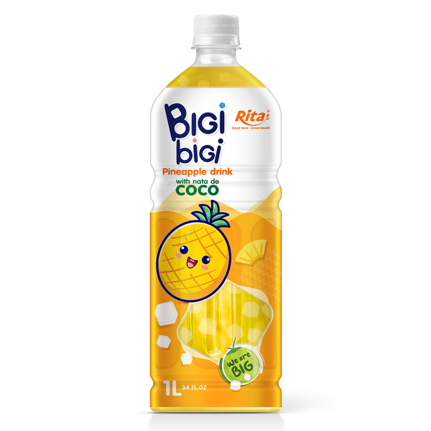 BiGi BiGi 菠萝椰果饮料 1L PET 瓶