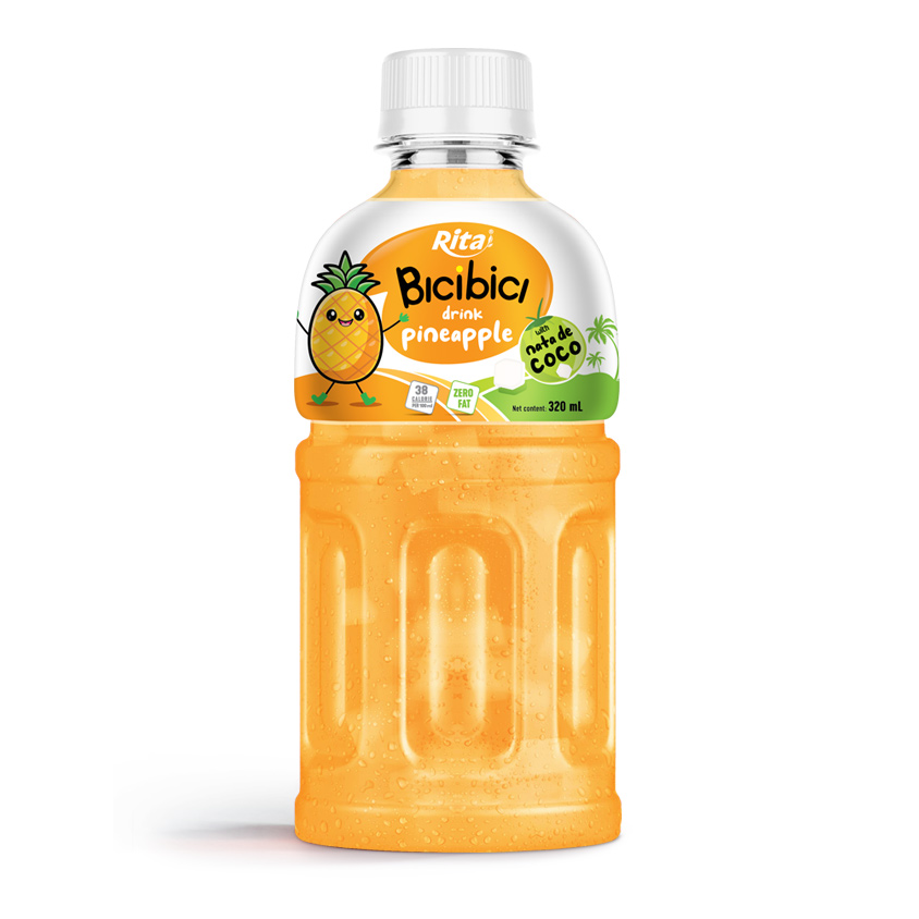 Bici Bici 菠萝汁椰果饮料 320ml PET瓶