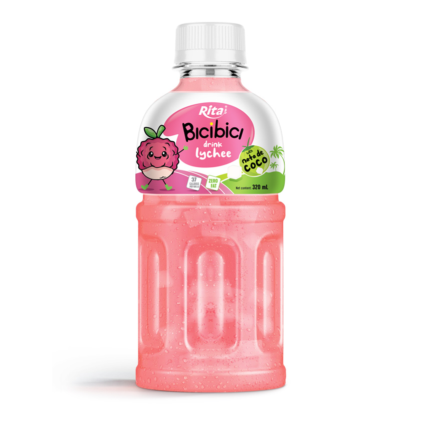 Bici Bici 荔枝汁椰果饮料 320ml PET瓶