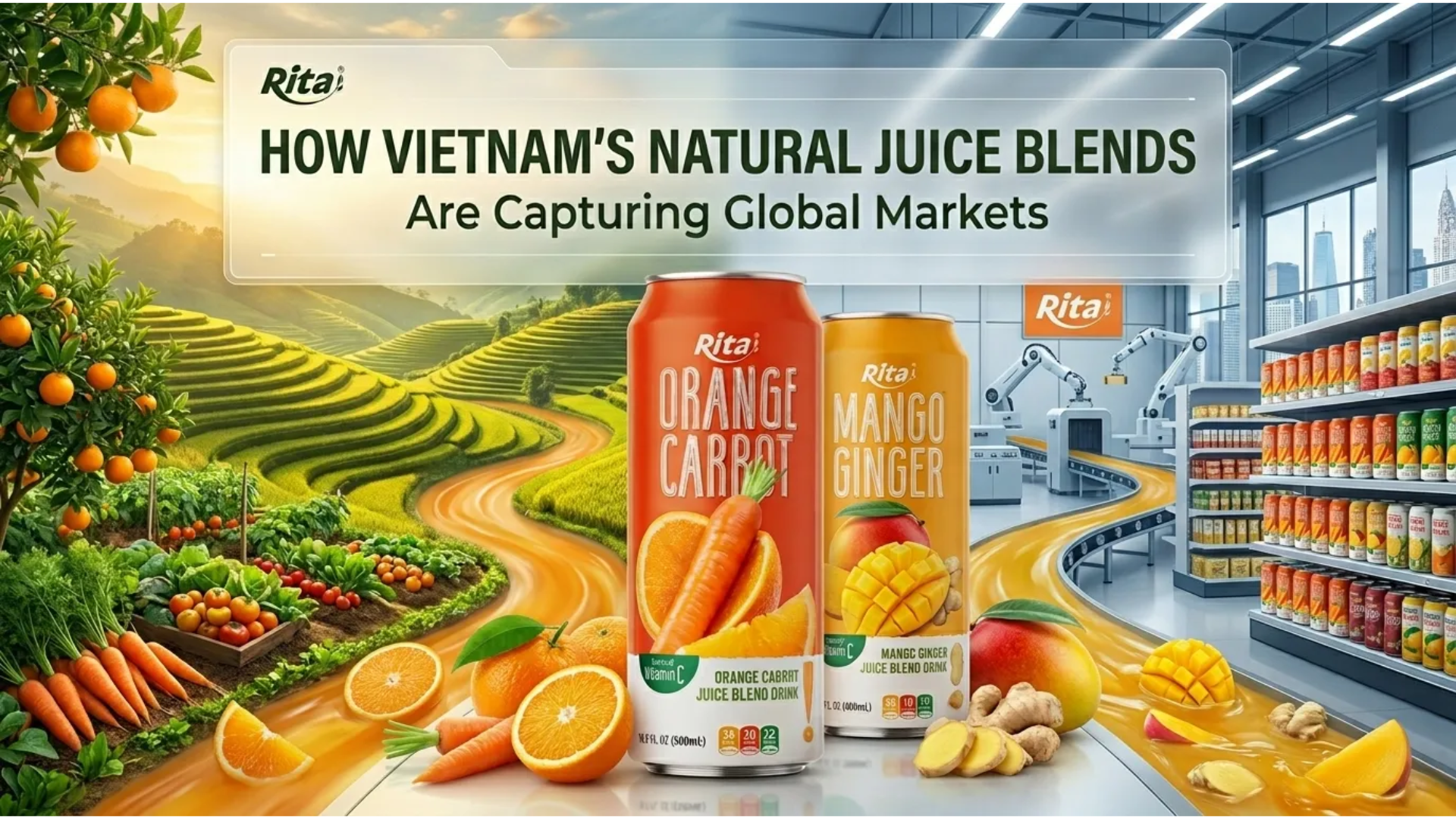 适配出口的饮品解决方案：越南天然复合果汁如何抢占全球市场