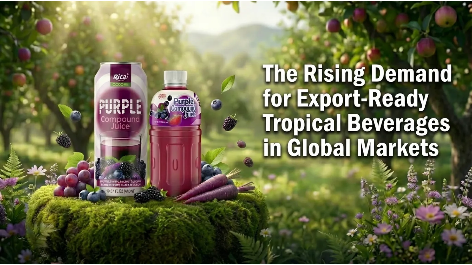 全球市场对适用于出口的热带饮品需求日益增长