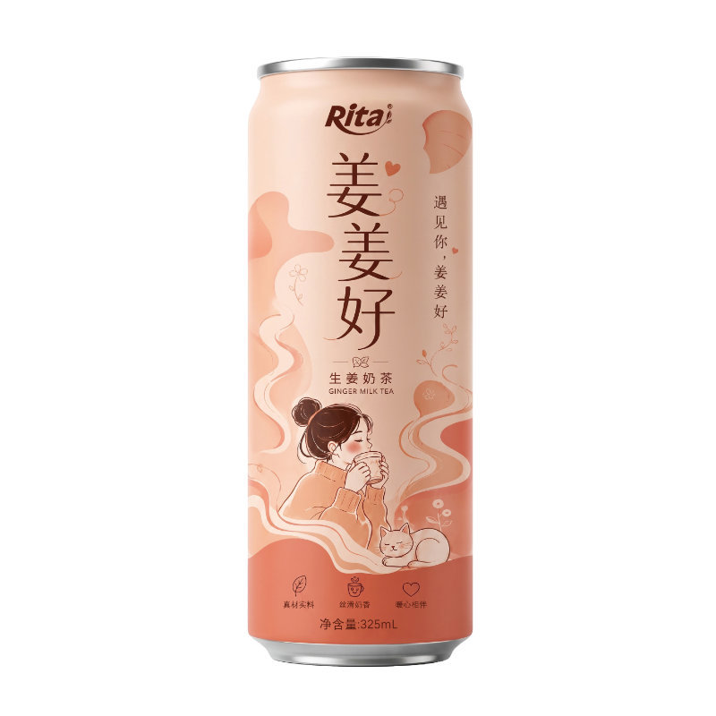325毫升罐装姜奶茶饮料