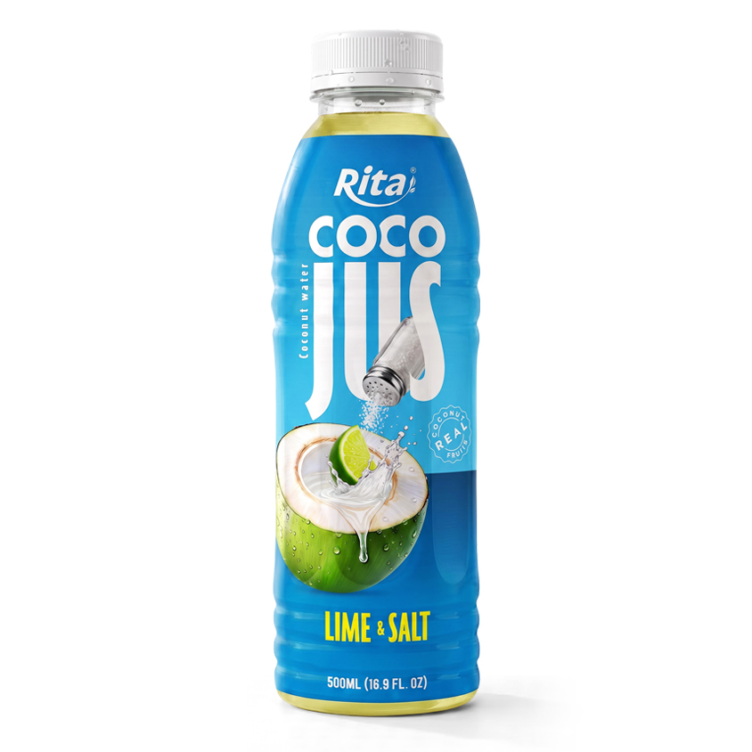 COCO JUS 天然椰子水青柠海盐味 500ml