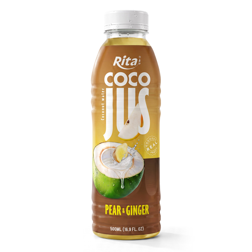 COCO JUS 真椰子水梨姜汁饮料 500ml（16.9液量盎司）