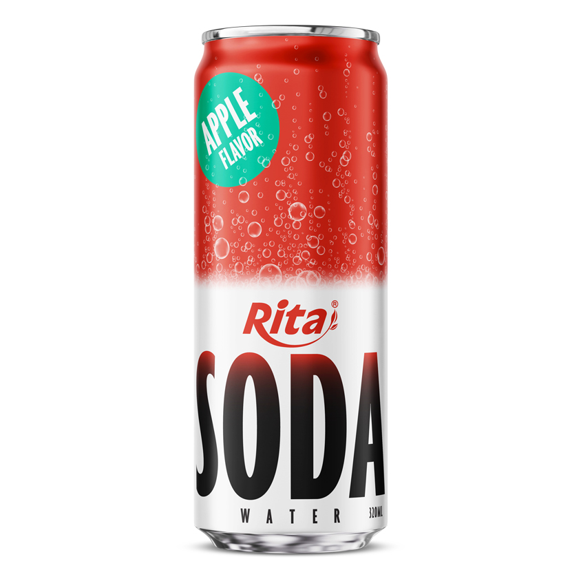 苹果味气泡水饮料320ml易拉罐批发·OEM代工 · RITA集团