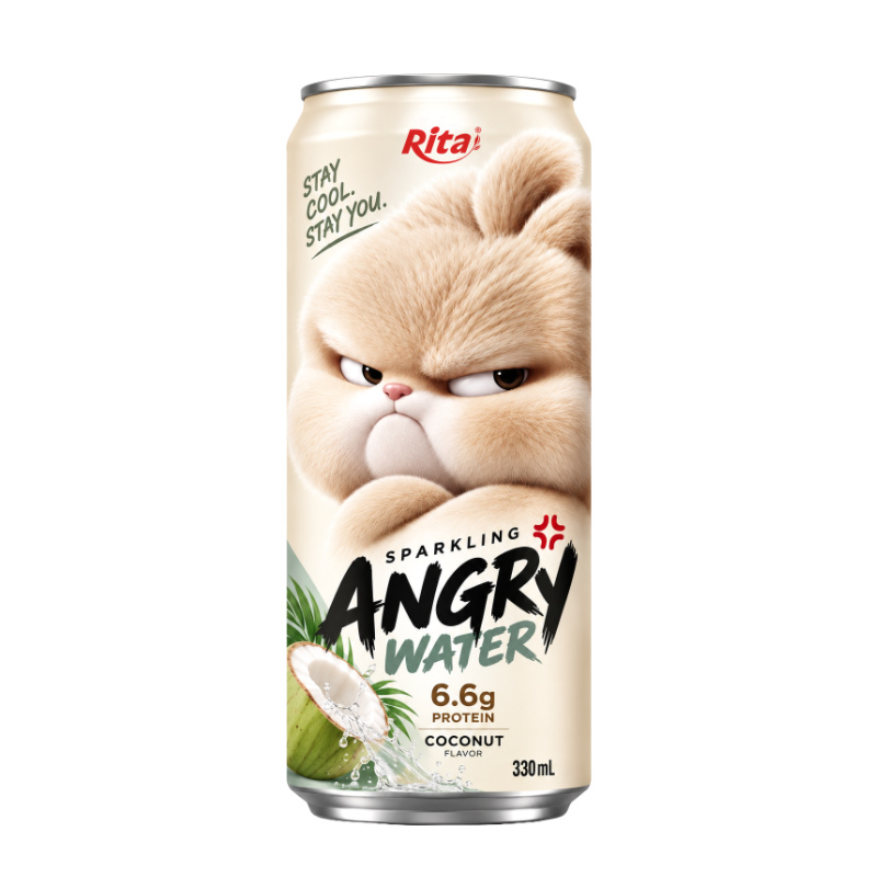 RITA 愤怒水 椰子风味气泡蛋白水 330ml
