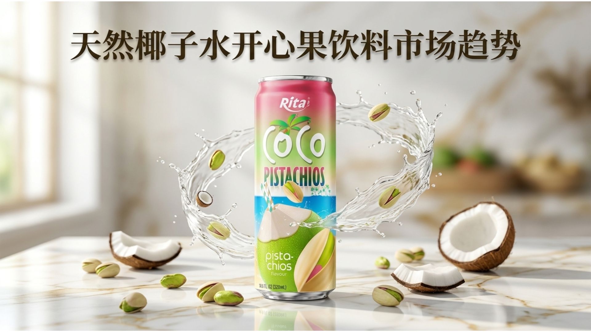 天然椰子水开心果饮料市场趋势与B2B采购机遇分析
